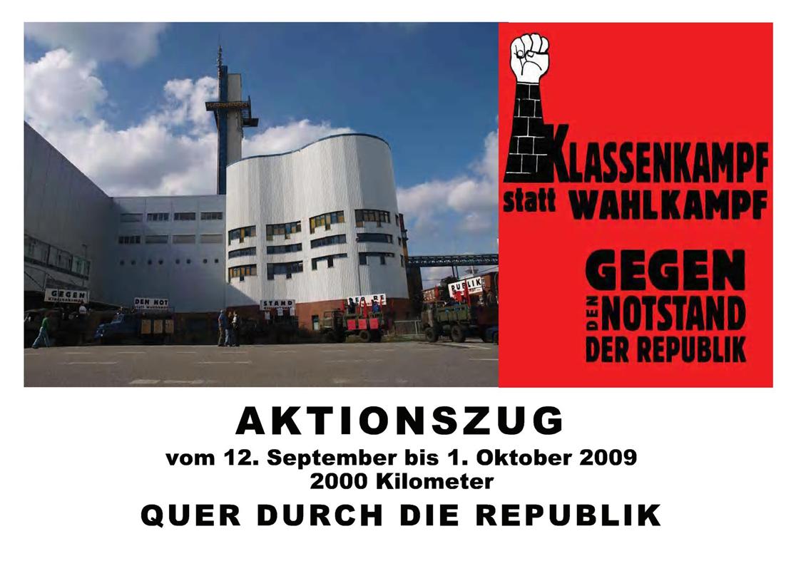 Bilderbogen Klassenkampf statt Wahlkampf